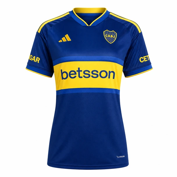 Adidas Boca Juniors Women's Home Jersey 26/27 Blue & Yellow