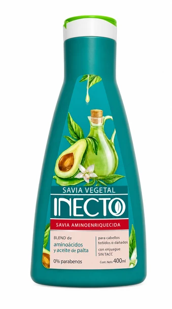 Inecto Savia Vegetal Amino-Enriched Conditioner with Amino Acids & Avocado Oil, 400 ml / 13.5 fl oz