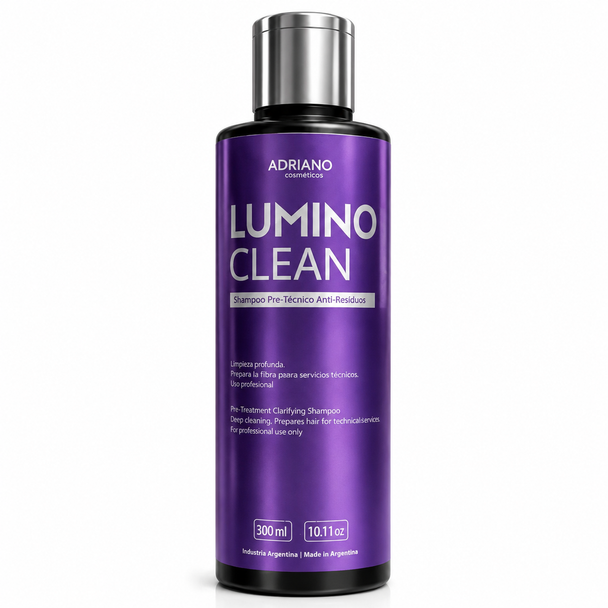 Adriano Lumino Clean Pre-Treatment Clarifying Shampoo for Professional Use, 1 L / 33.8 fl oz