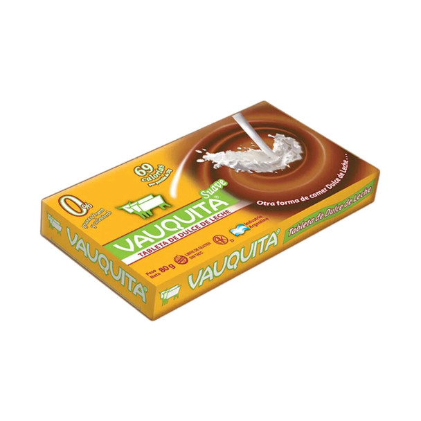 Vauquita Tableta Soft Dulce de Leche Bar, 80 g / 2.82 ox (pack of 3)