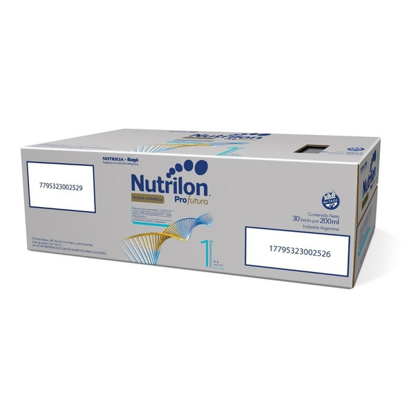 Nutrilon ProFutura 1 Baby Formula Ready to Feed Baby Formula Milk 0-6 Months Saver Box, 200 ml / 7.05 oz Liquid Tetra-Brick (30 count per box)