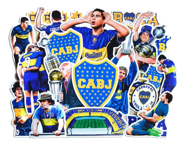 Boca Juniors Vinyl Stickers – Pack of 22