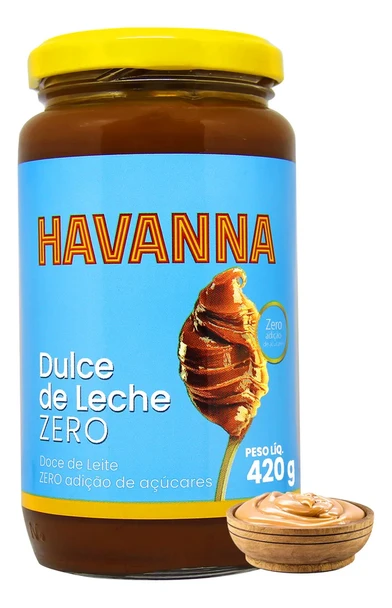 Havanna Zero Added Sugar Dulce de Leche, 420 g / 14.82 oz