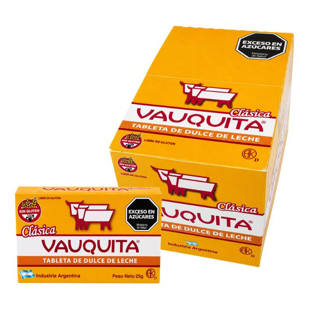 Vauquita Classic Dulce de Leche Bar (box of 18 units)