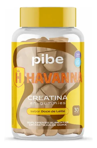 Havanna Pibe Creatine Dulce de Leche Gummies, Gluten Free & Lactose Free - 30 Gummies