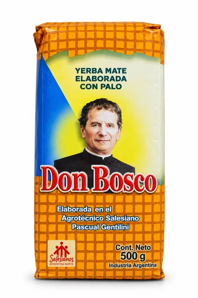 Don Bosco Traditional Yerba Mate with Stems Elaborada con Palo, 500 g / 17.64 oz