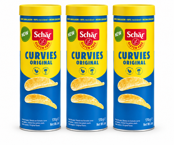 Schar Gluten Free Original Potato Snack, Baked & Crispy, 170 g / 6 oz (pack of 3)