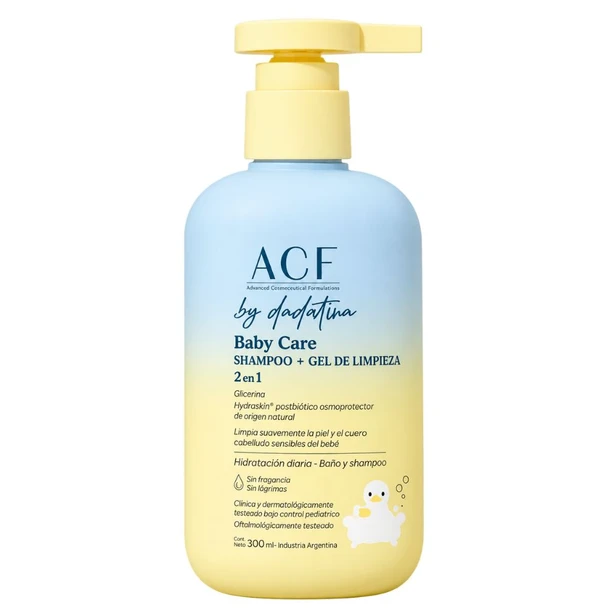 ACF by Dadatina Baby Care 2-in-1 Shampoo & Cleansing Gel, 300 ml / 10.14 fl oz