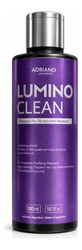 Adriano Lumino Clean Pre-Treatment Clarifying Anti-Residue Shampoo, 300 ml / 10.1 fl oz