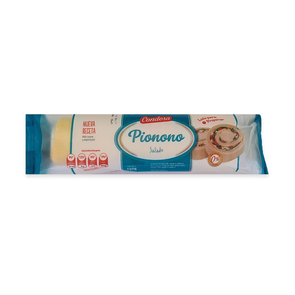 Condesa Pionono Clásico Classic Argentinian Perfect For Desserts, Dulce De Leche Roll & Salty Food, 150 g / 5.3 oz