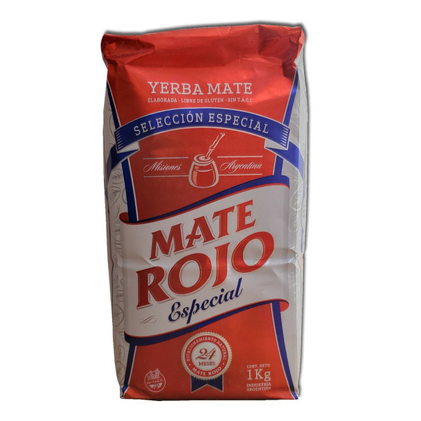 Mate Rojo Yerba Mate Special Selection  Selección Especial from Misiones, Argentina, 1 kg / 2.2 lb