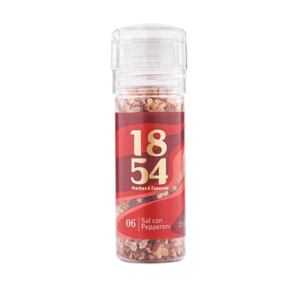 Molinillo Premium 1854 Hierbas & Especias Salt & Pepperoni Grinder, 100 g / 3.52 oz