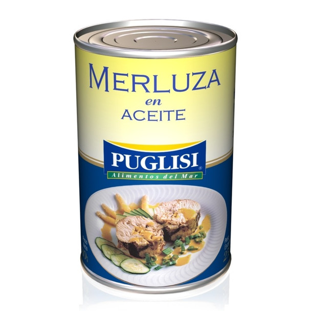 Puglisi Merluza En Aceite Canned Hake in Oil, 255 g / 8.9 oz