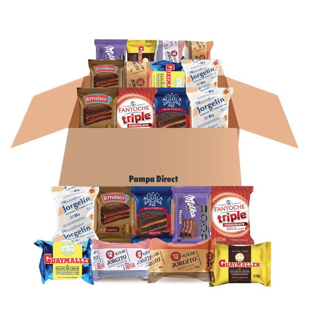 Selection Box Assorted Alfajores - (12 units)