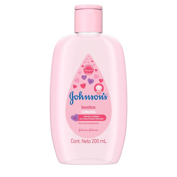 Johnson's Colonia Besitos Baby Scents Lotion Kissies - Free of Parabens & Phthalates, 200 ml / 6.76 fl oz