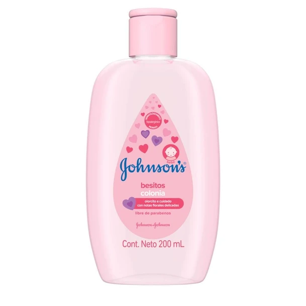 Johnson's Colonia Besitos Baby Scents Lotion Kissies - Free of Parabens & Phthalates, 200 ml / 6.76 fl oz