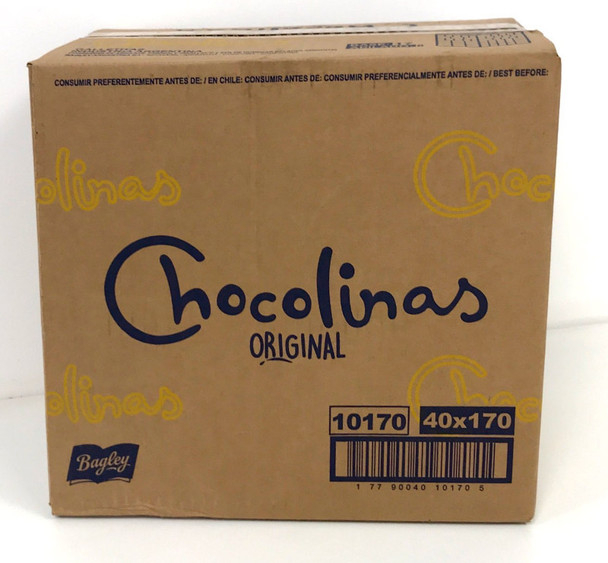 Chocolinas Traditional Chocolate Cookies, Perfect for Cakes with Dulce de Leche Chocotorta Wholesale Bulk Box, 250 g / 8.82 oz ea (25 count per box)