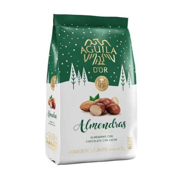 Águila D'OR  Almendras con Chocolate Almonds Milk Chocolate, 120 g / 4.23 oz