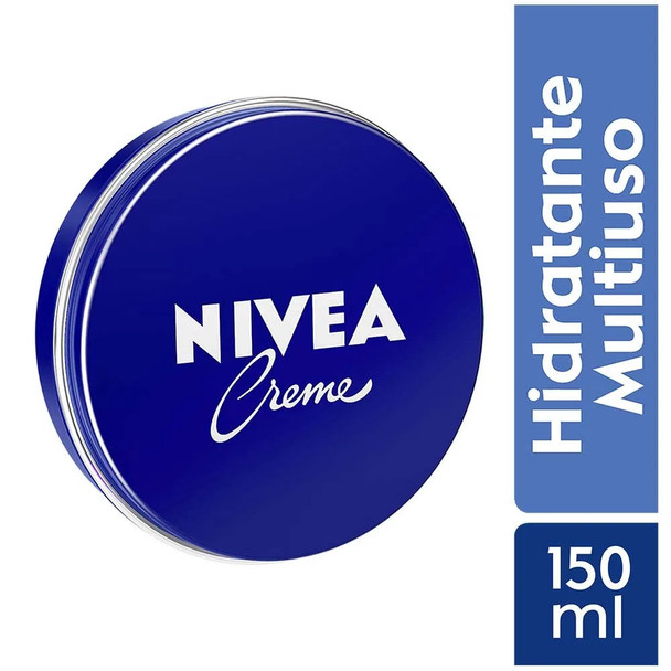Nivea Creme Moisturizer Body & Face Cream Perfect For All Skin Types, 150 ml / 5.07 oz