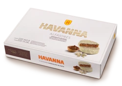Havanna Alfajor Chocolate Blanco, White Chocolate with Dulce de Leche (box of 12)