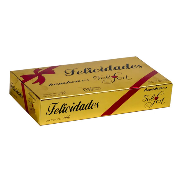 Bombonera Bombones Surtidos Assorted Chocolate Bites by Felfort - Perfect Gift Box, 264 g / 9.31 oz