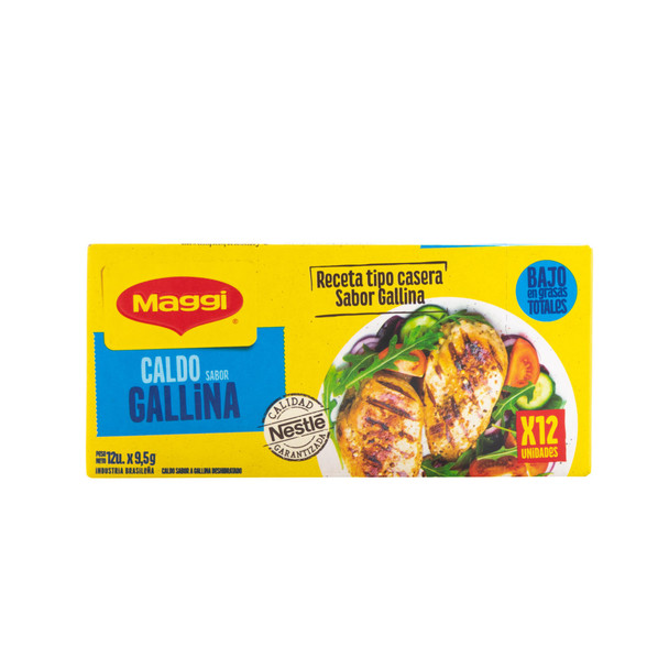 Maggi Caldo de Gallina Dehydrated Chicken Soup Broth (12 units per box)