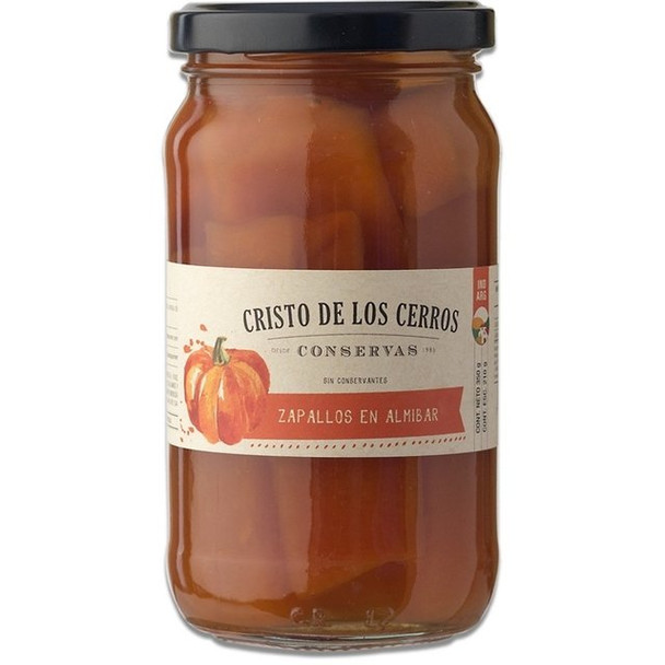 Cristo De Los Cerros Conservas Zapallos en Almíbar Calabaza en almíbar, 350 g / 12.34 oz 