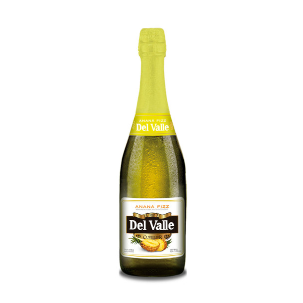 Del Valle Ananá Fizz Frutal & Gasified Classic Toast Drink - ABV 3%, 720 ml / 24.34 fl oz