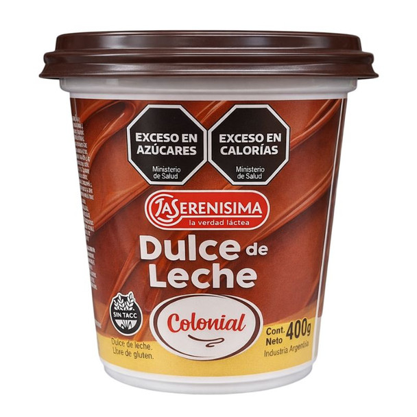 La Serenísima Dulce de Leche Colonial Thicker Traditional Recipe, 400 g / 14.1 oz