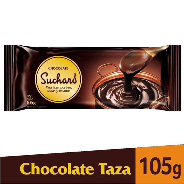 Suchard Chocolate Para Taza Milk Chocolate Bar Ideal for "Submarino" & Desserts, 105 g / 3.7 oz
