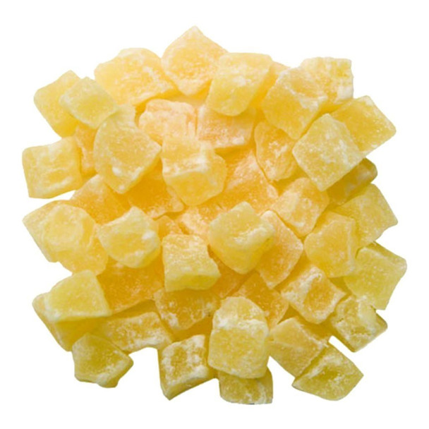 Ananá en Cubos Diced Dried Pineapple, 1 kg / 2.2 lb pouch