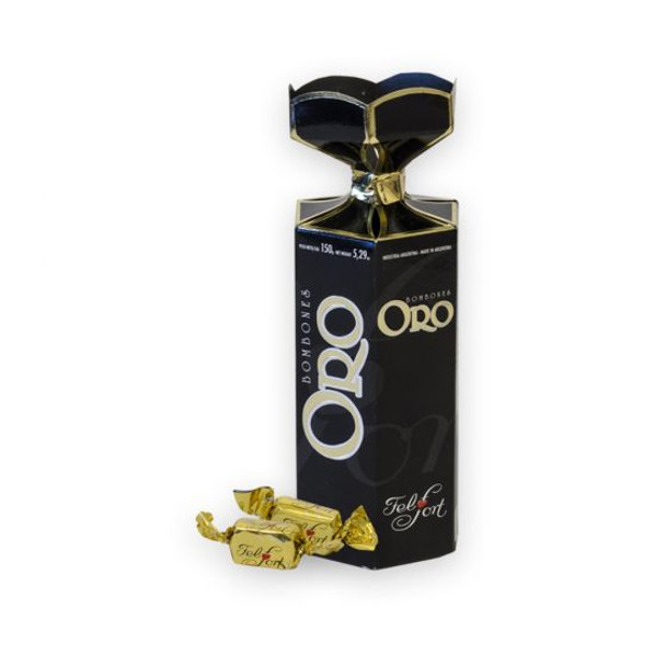 Bombones Oro Classic Milk Chocolate Bites By Felfort - Perfect Gift Box, 150 g / 5.29 oz