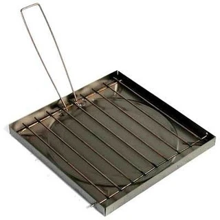 Tostador Sin Enlozar Kitchen Grill Stovetop Toaster, 20 cm x 20 cm / 7.9" x 7.9"
