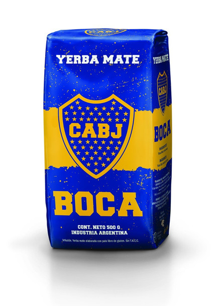 Boca Juniors Yerba Mate for Soccer Team Fans by Cachamate (500 g / 1.1 lb)