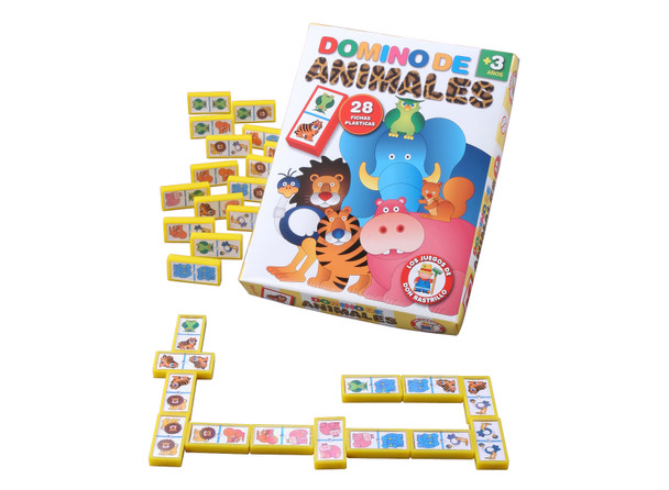 Dominó De Animales Domino Classic Board Game for Kids by Ruibal