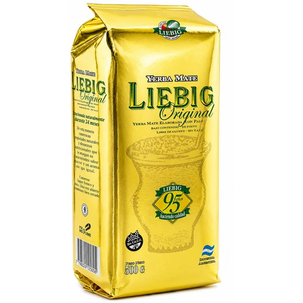 Liebig Premium Yerba Mate, Winter Harvest 18 Month Ageing in 4-layered Pack (500 g / 1.1 lb)