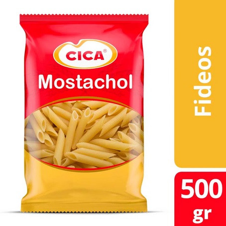 Cica Fideos Secos Mostachol Classic Macaroni Pasta, 500 g / 17.6 oz