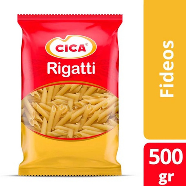 Cica Fideos Secos Rigatti Traditional Pasta, 500 g / 17.6 oz