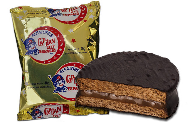 Capitán del Espacio Alfajor with Dulce de Leche Rare Difficult to Find (pack of 6)