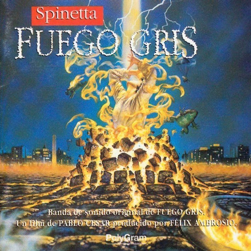 Vinilo Vinyl Fuego Gris Album By Luis Alberto Spinetta Singer Official Argentina Edition New Condition
