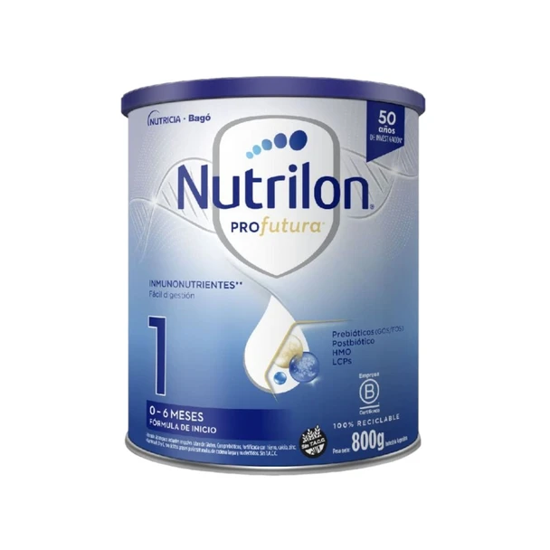 Nutrilon ProFutura 1 bebé fórmula 0-6 meses, 800 g/28,2 oz polvo puede