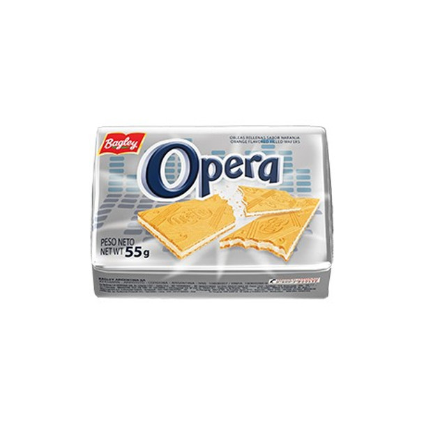 Opera Thin Sweet Orange Flavored Cream Wafers, 55 g / 1.9 oz (pack of 6)