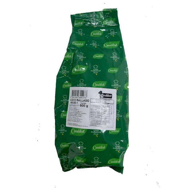 Condilist Coco Rallado Grated Coconut, 800 g / 28.22 oz bag