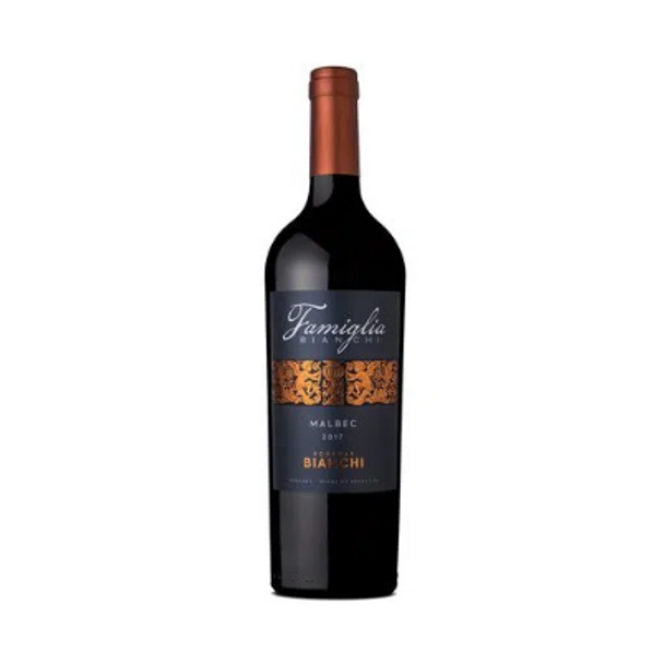 Famiglia Bianchi Wines Vino Tinto Malbec 2019 Red Wine from Mendoza, Argentina - ABV 14.5 % (750 ml / 25.4 fl oz)