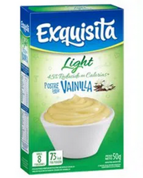 Exquisita Vanilla Ready to Make Light Dessert, 8 servings per box, 50 g / 1.76 oz