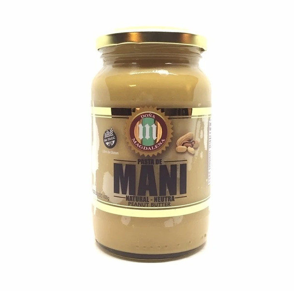 Doña Magdalena Pasta de Maní Peanut Butter Sweetened with Stevia - Gluten Free, 450 g / 15.87 oz