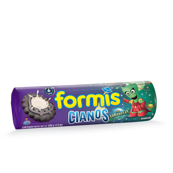 Formis Galletitas Chocolate Cookies with Vanilla Filling, 102 g / 3.6 oz (pack of 3)