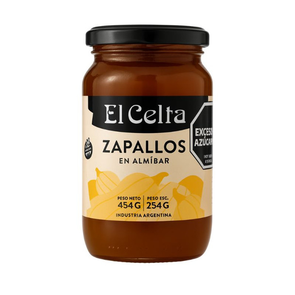 El Celta Zapallos en Almíbar Pumpkin in Syrup, 454 g / 16 oz 