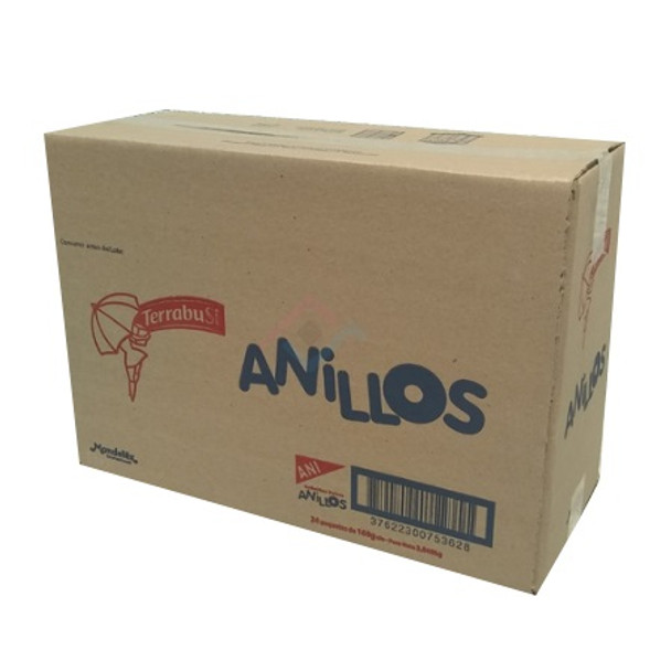 Caja al por mayor de Anillos Terrabusi Galletitas, 170 g / 5.99 oz (caja de 24)