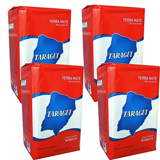 Taragüi Yerba Mate Classic Flavor Con Palo from Las Marías, 4 kg / 8.8 lb combo pack